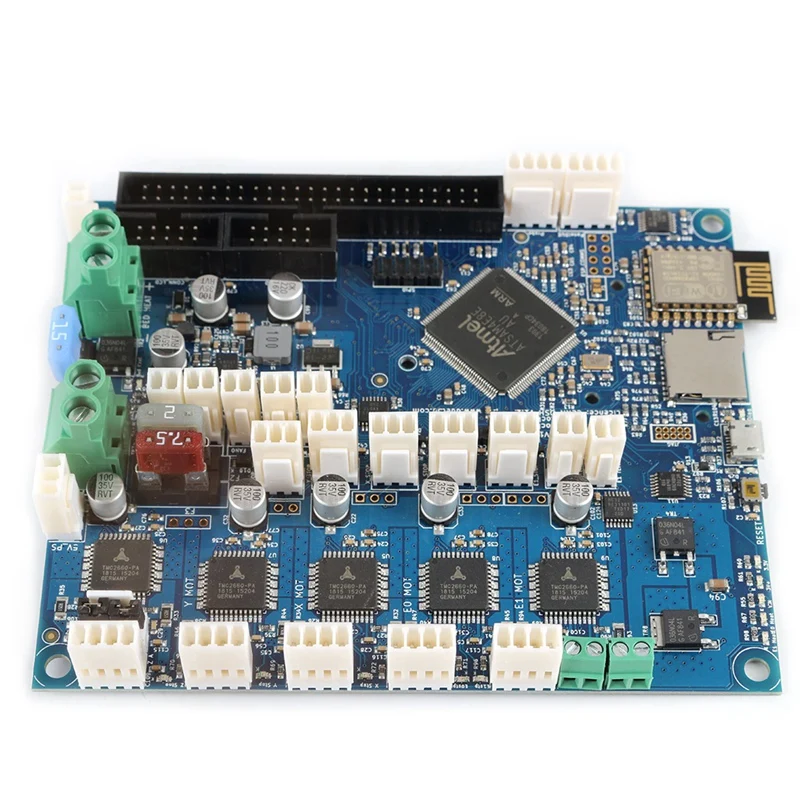 Duet 2 Wi-Fi V1.04 Клонировали 32 бит доска с 4 3 дюйма PanelDue Пресс Sn контроллер для станков