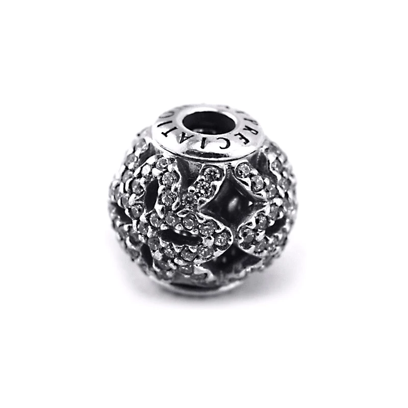 Подходит для браслета Pandora Essence подвеска с маленькими отверстиями Подлинная