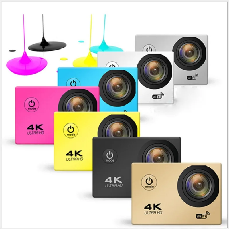 

Спортивная камера DV4K для спорта на открытом воздухе 1080 P 30 метров беспроводная камера для дайвинга WIF edition для велошлема