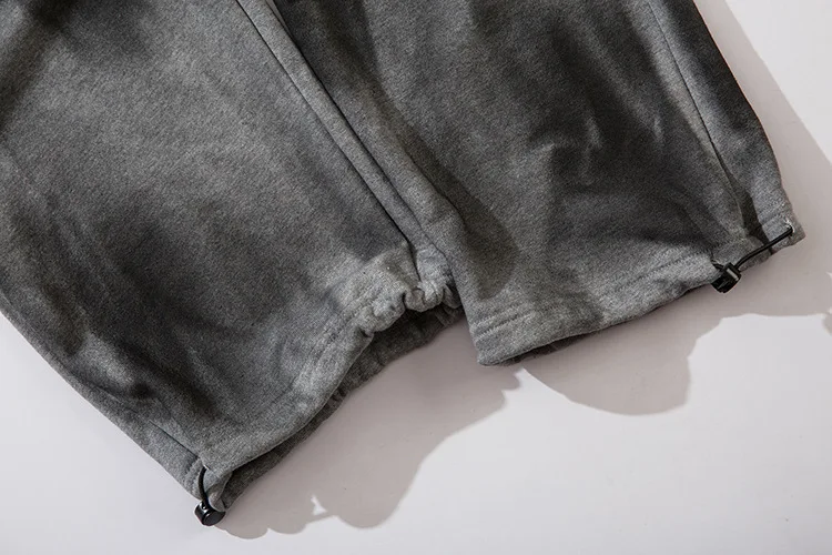 

Men's spring and summer new casual pants dark high street loose straight leg pants hip-hop retro sports trousers men