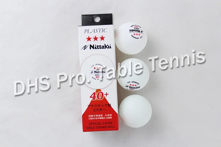 3 Шара/1 коробка оригинальные Мячи Nittaku ITTF звезды 40 + мячи для настольного тенниса |