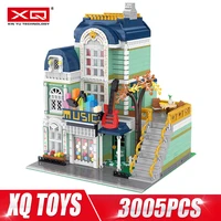 hb yc20008 streetview building toys the moc music store model building blocks bricks assembly toys as kids christmas gifts