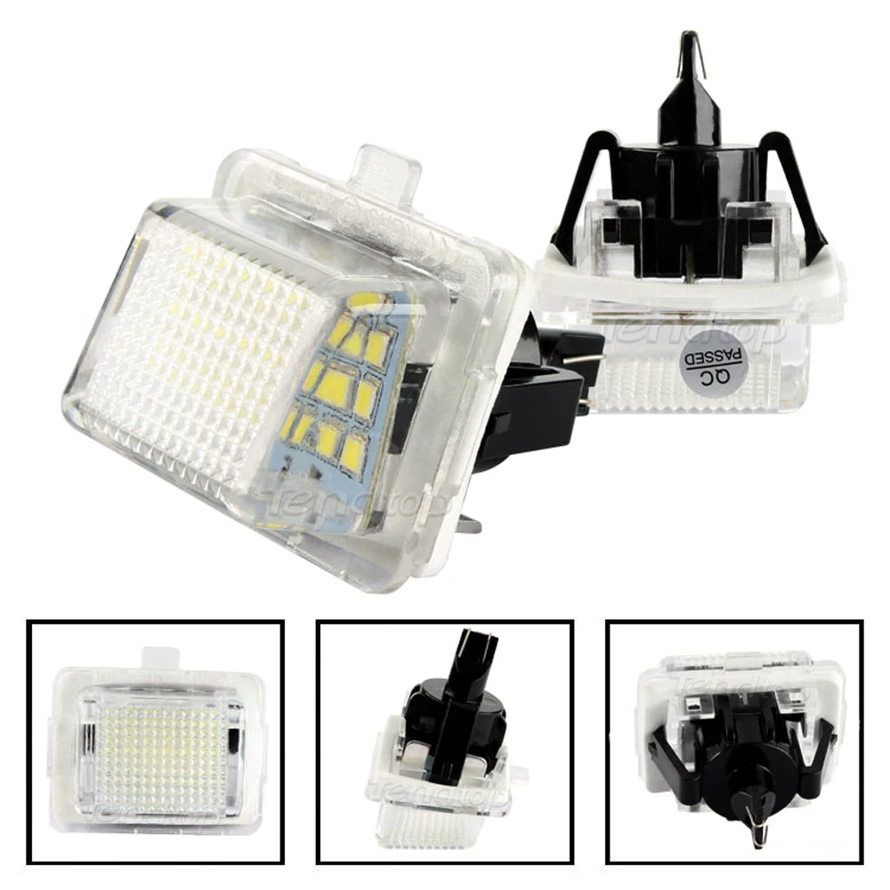 

Подсветка номерного знака, 2 шт., автомобильный аксессуар, подсветка номерного знака для Benz W204 W212 W216 W221 W207