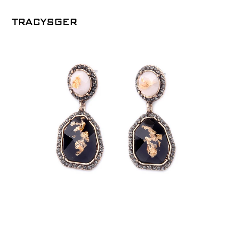 AB-ed01255/ювелирные изделия для девочек/золотые серьги с лепестками неправильной