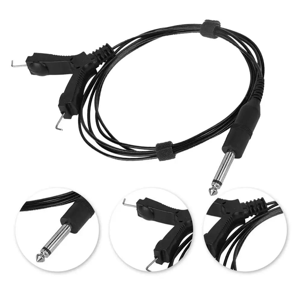 

3 Colors 2M Ultra-fine Durable Tattoo Hook Line Tattoo Clip Lines PV Y-Shaped Tattoo Machine Power Cord Cables Tattoos Supplies