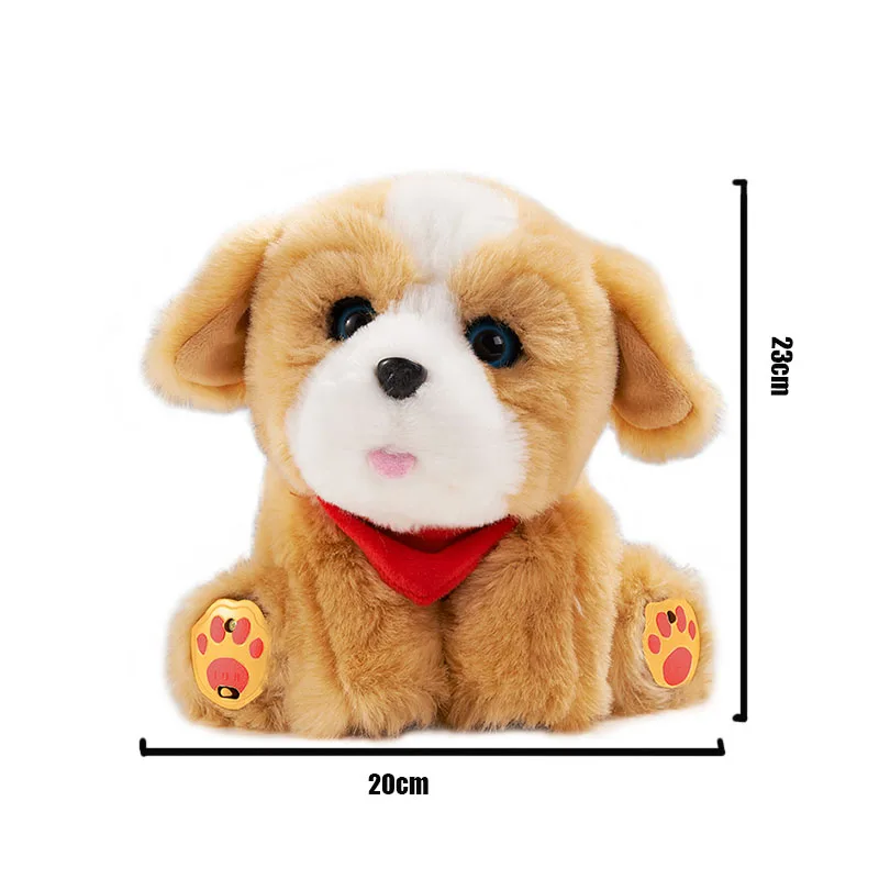 

Robot Dog Realistic Simulation Dog Smart Called Walking Electric Plush Toy Robot Dog Child Toy Puppy Plush for Christmas Gift