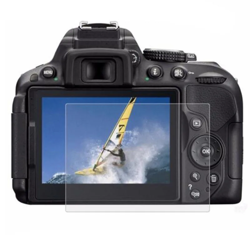 Закаленное стекло для защиты экрана Nikon D610 D600 D5000 D3500 D3400 D3300 D3200 D3100 D5300 D5500 D5600 Z6 Z7 J5 J4