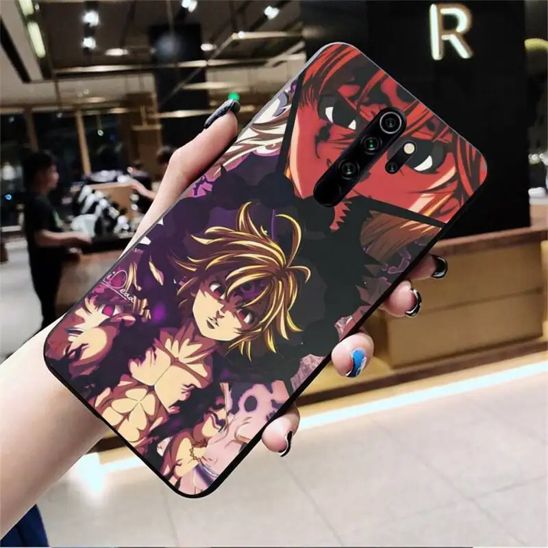 HUAGETOP аниме семь смертных грехов черный элемент памяти для Redmi Note 9 8 8T 8A 7 6 6A Go Pro Max K20