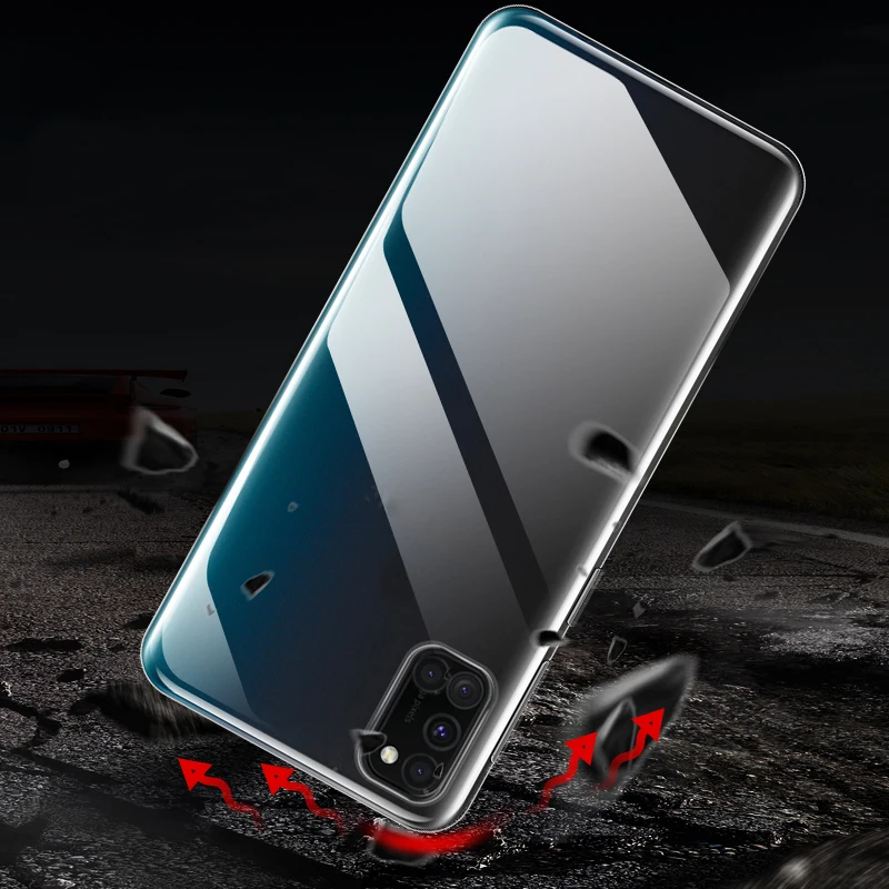 For Samsung Galaxy A51 Case Transparent Soft TPU Full Protective A71 A81 A91 Clear Phone Fundas |
