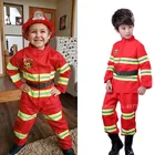 Детский Рождественский подарок 2022, костюм пожарного и Сэма для детей, мальчиков и девочек, косплей-Униформа пожарного, ролевые игры, карнавальный маскарадный костюм