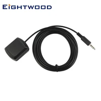 eightwood car active gps antenna 3 5mm male plug connector 300cm extension aerial for aukey papago thinkware apeman dash cams