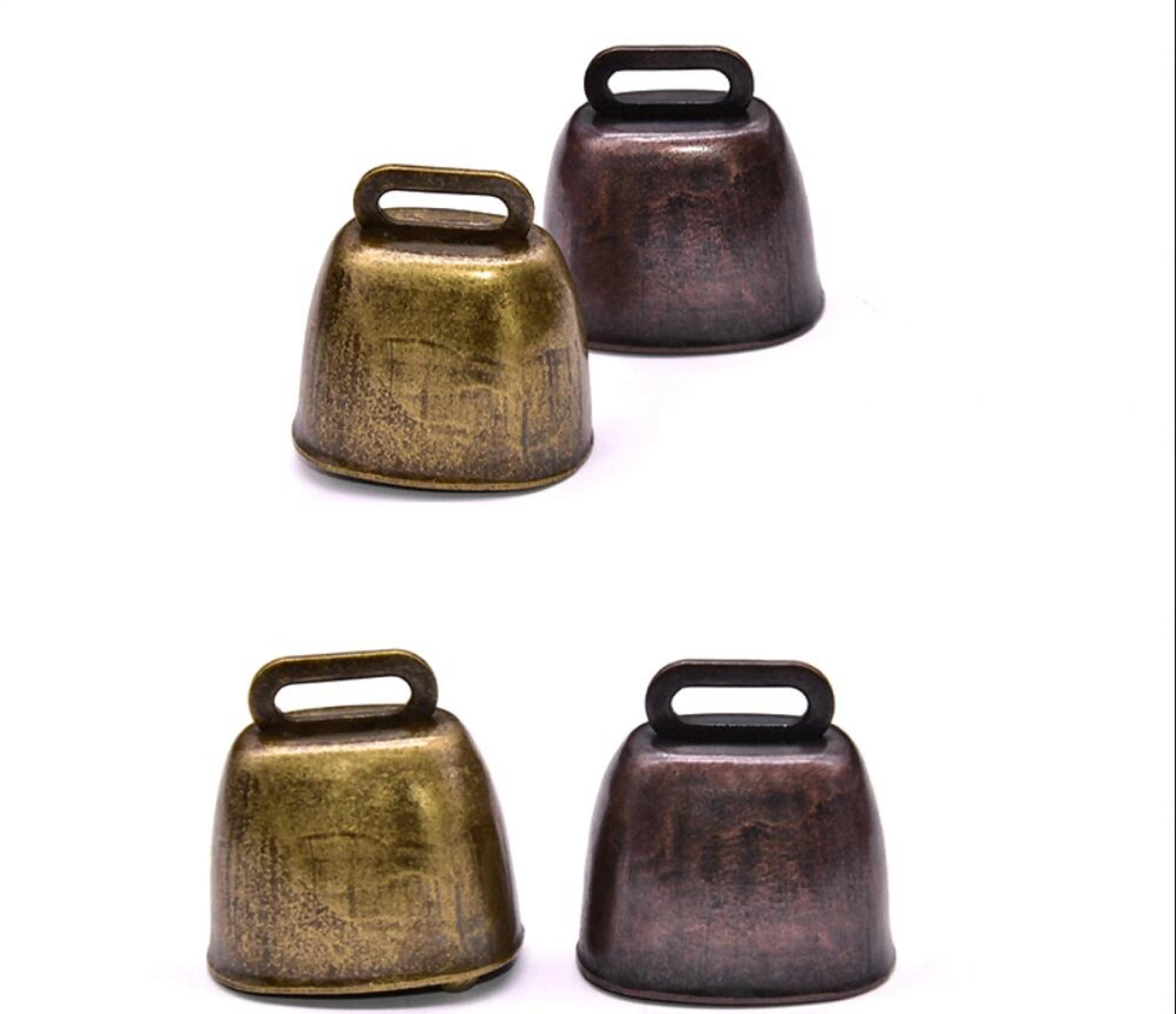 

Get 4 pieces / Vintage rusty sheep and cow Bell ,Christmas farm bell Cow Bell, Vintage Metal Cow or Sheep Bell for dog Shepherd