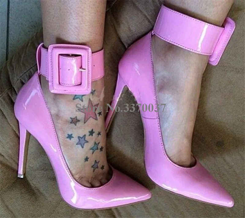 Женские очаровательные розовые туфли лодочки из лакированной кожи с острым