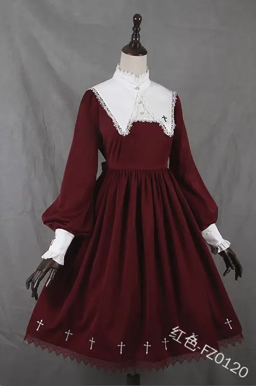 Новое платье в стиле &quotЛолита&quot красивое роскошное ретро туника с длинными