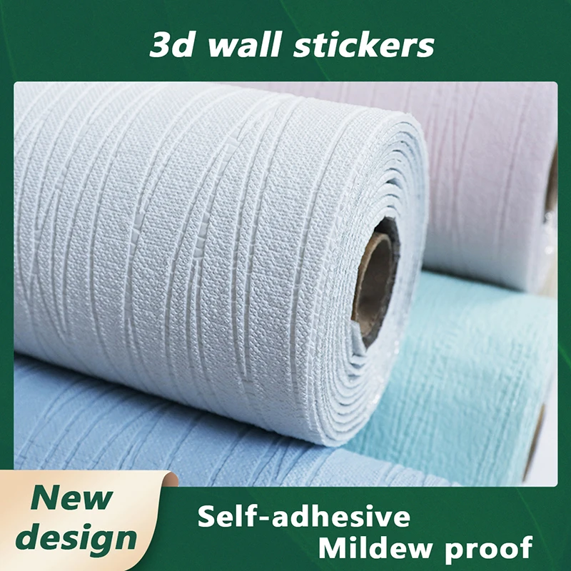 3D Self-Adhesive Wallpaper Soundproof And Moisture-proof 3D Wall Stickers Waterproof Kitchen Bathroom Bedroom Home Decoration
