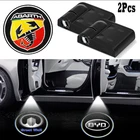 2 шт., Автомобильные светодиодные лампы для дверей автомобилей, Volkswagen CC Polo T5 6R Golf 7 6 5 4 MK7 MK5 Passat B6 Touran