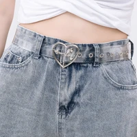 heart belt clear belts for women 2021 transparent white belt plastic cinturon mujer girls jeans ceinture femme waistband pvc