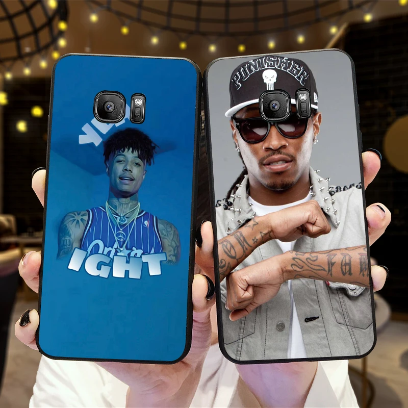 Для samsung A3 A5 A6 A7 A8 A9 A10 A20 A30 A40 A50 A60 плюс Чехол Blueface реперские кепки силиконовая лента