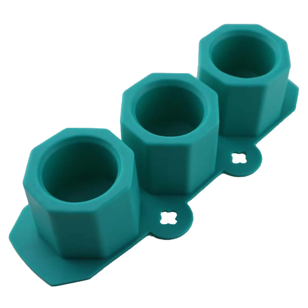 3 отверстия Круглый геометрический многоугольный DIY гипсовый бетон гипс