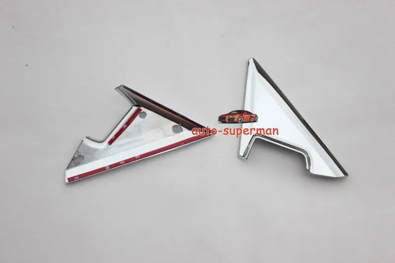 

Chrome Front window A-pillar Mirror Bracket cover For Nissan Rogue 2014 2015