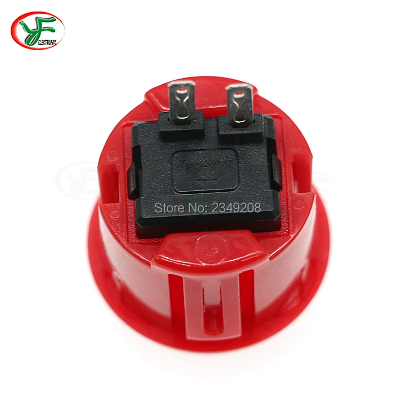 1PC BAOLIAN 24мм и 30мм Кнопка с встроенным микропереключателем Копия джойстика Sanwa для самостоятельной сборки набора аркадного старта.