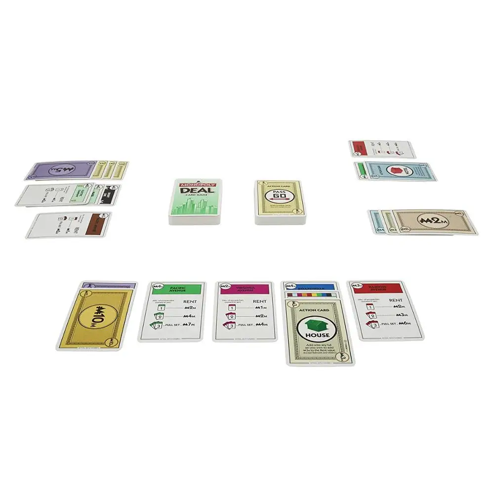 

2020 Hot English Version Monopoly Deal Card Game Play Card Toy Puzzle Family Party Board Game#1