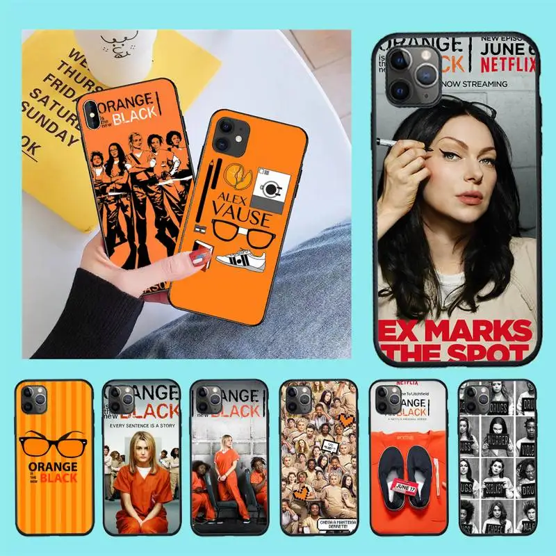 NBDRUICAI Оранжевый Новый черный ТПУ мягкий резиновый чехол для телефона iPhone 11 pro XS MAX 8