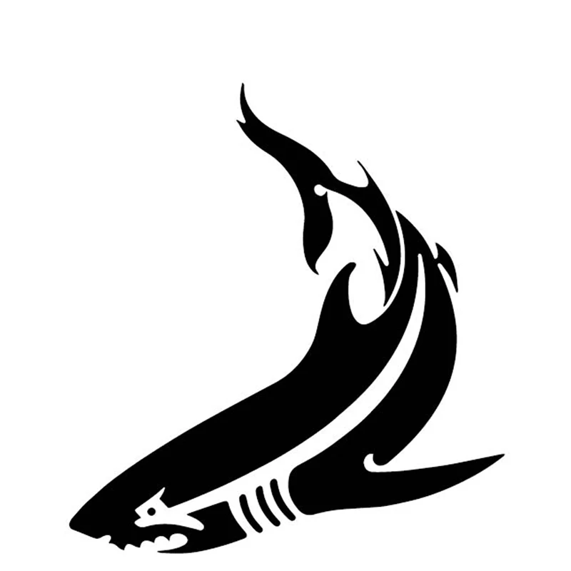 Яркая Акула искусственная кожа ПВХ корпус холодильник аксессуары для украшения