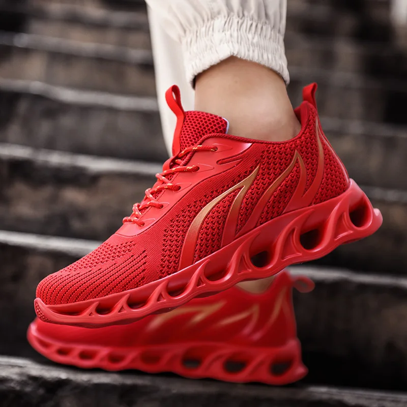 New Elegant Mens Casual Shoes Hot Sale Breathable Sports Mesh Running Men Black Flats Trend Men's Size 39-46 | Обувь