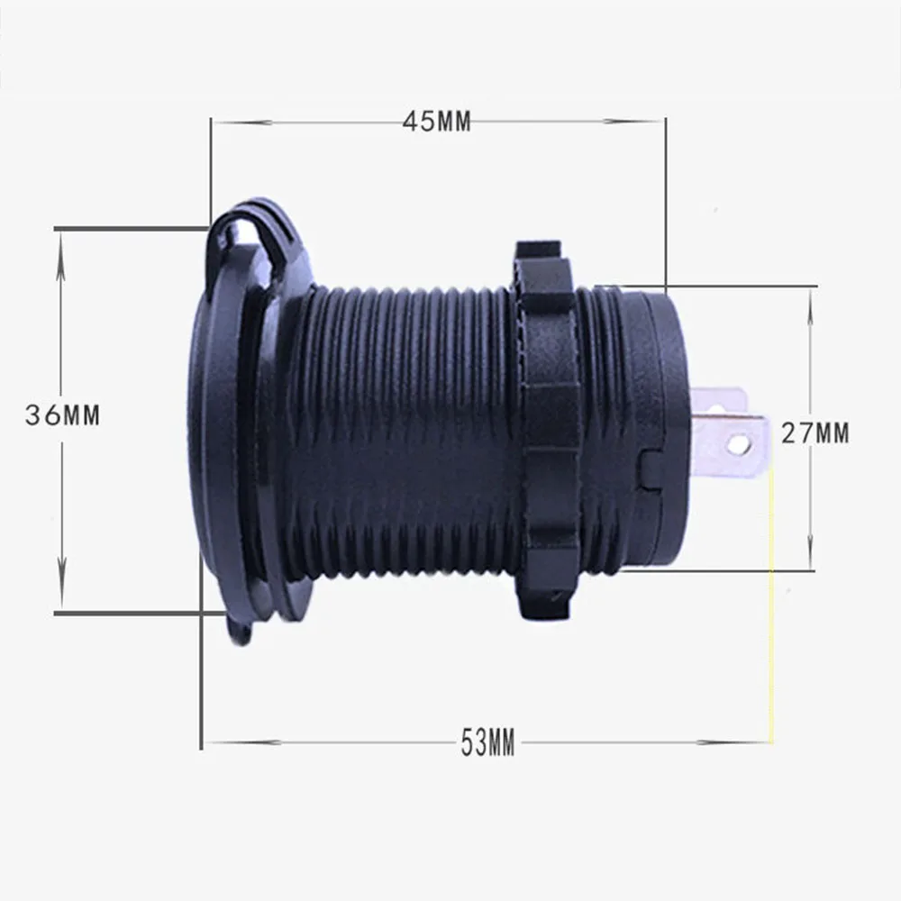 12 V-24 V Цифровой Дисплей авто зарядное устройство для мотоцикла RV 4.2A двойной USB