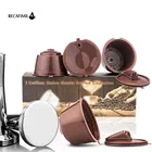 Кофейная капсула RECAFIMI для Nescafe Dolce Gusto многоразового пользования, фильтр для заправки кофе со стальной сеткой, Темпер, кухонная чашка для эспрессо