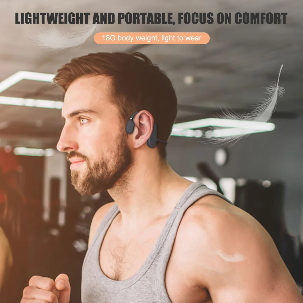 Bluetooth-наушники с костной проводимостью спортивные наушники ушным крючком для