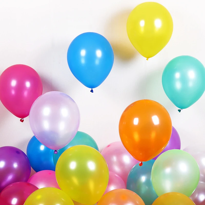 100pcs/lot 10 Inch 1.5g White Latex Balloons Wedding Decoration Inflatable Birthday Party Helium Globos Balony Supplies | Дом и сад