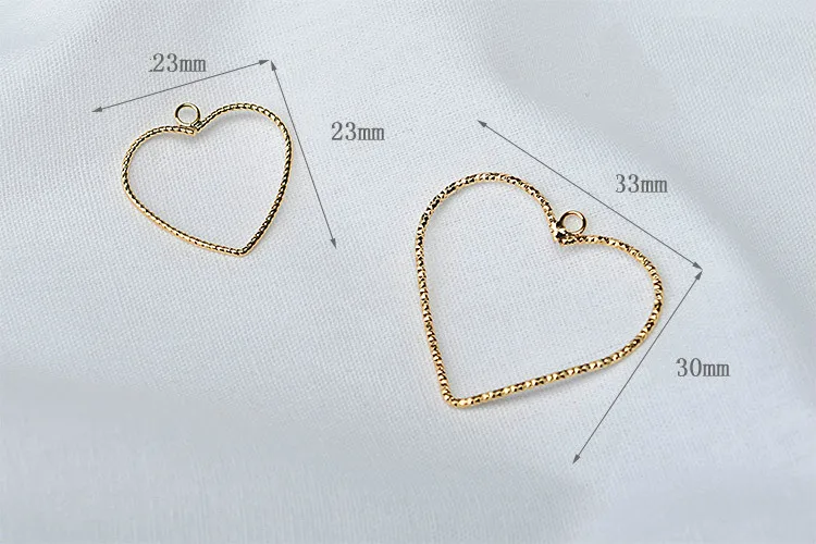 18k золотистого цвета с геометрическим рисунком делениями до уха аксессуары diy