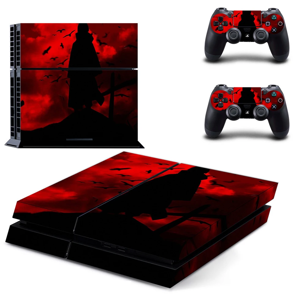 PS4 кожи наклейки, Наруто виниловые наклейки протектор стикер s комплект для sony Playstation 4 консоли и два контроллера