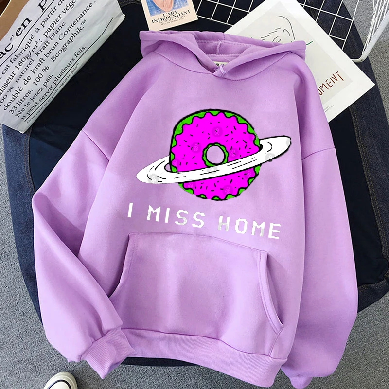 

Just A Man Who Lovers Donuts Vintage Women Sweatshirt 2021 Hoodie Fashion Casual Tracksuit Hip Hop Sportswear Anime Streetwear
