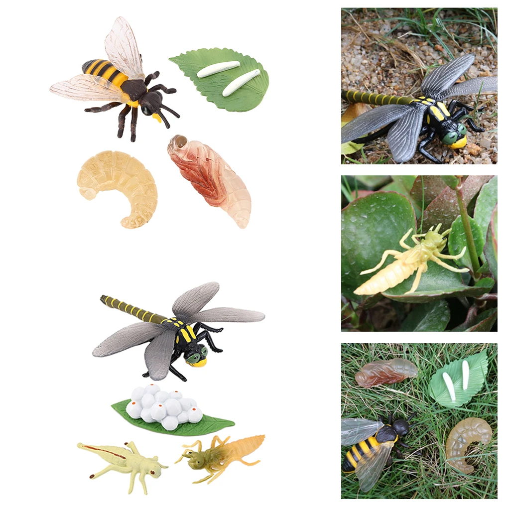 

2 шт., детские животные, стрекоза, пчела