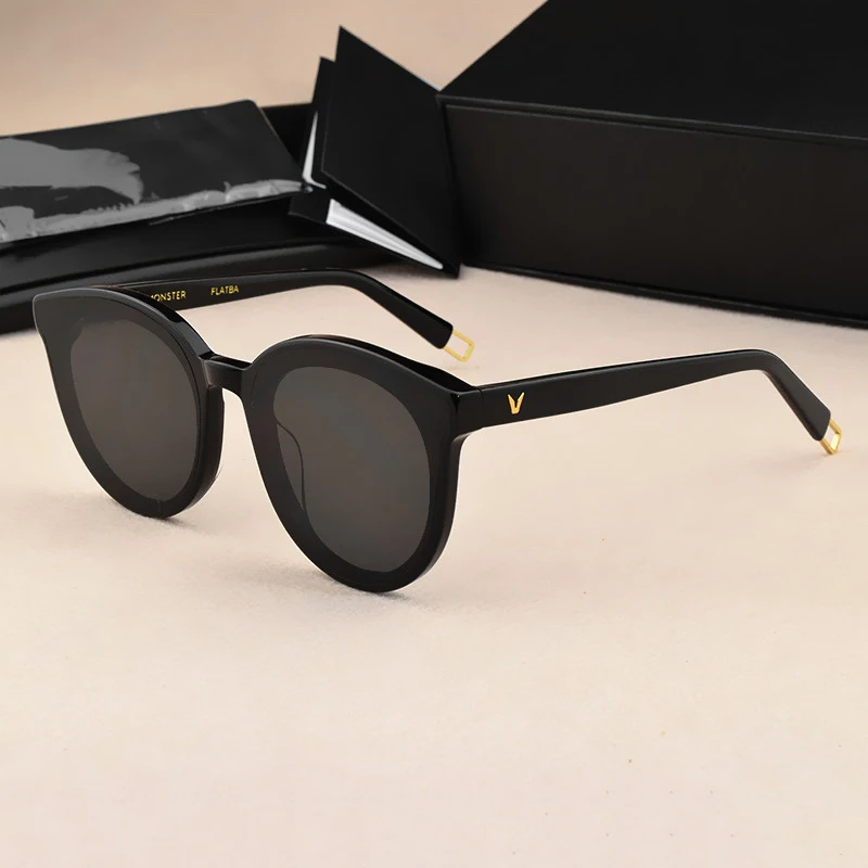 

Роскошные брендовые солнцезащитные очки для женщин, мужские солнцезащитные очки, винтажные брендовые дизайнерские модные корейские Солнц...