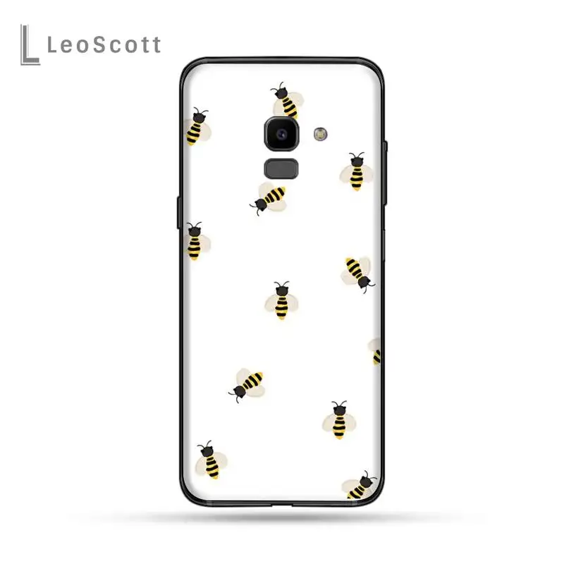 

cute bee Phone Case For Samsung Galaxy J2 J4 J5 J6 J7 J8 2016 2017 2018 Prime Pro plus Neo duo