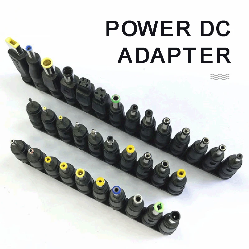 

Pohiks 1Set Universal Laptop DC Power Supply Adapter Connector Plug 5.5 x 2.1mm Female Jack Conversion Plugs