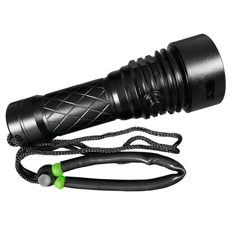 

NEW-XHP70 Scuba Diving Light, 50 Meters Underwater,20W LED Max 3000 Lumens Waterproof Flashlight with 26650 Battery