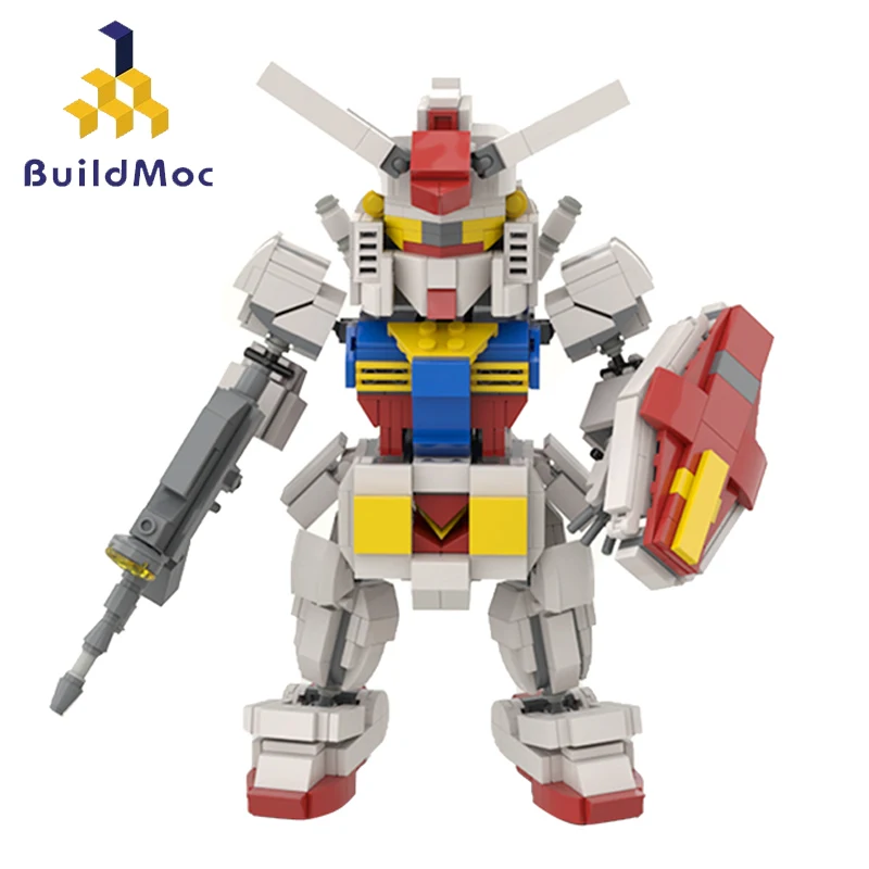 Buildmoc технический Робот строительные блоки для мобильного костюма GUNDAM Mech Warrior