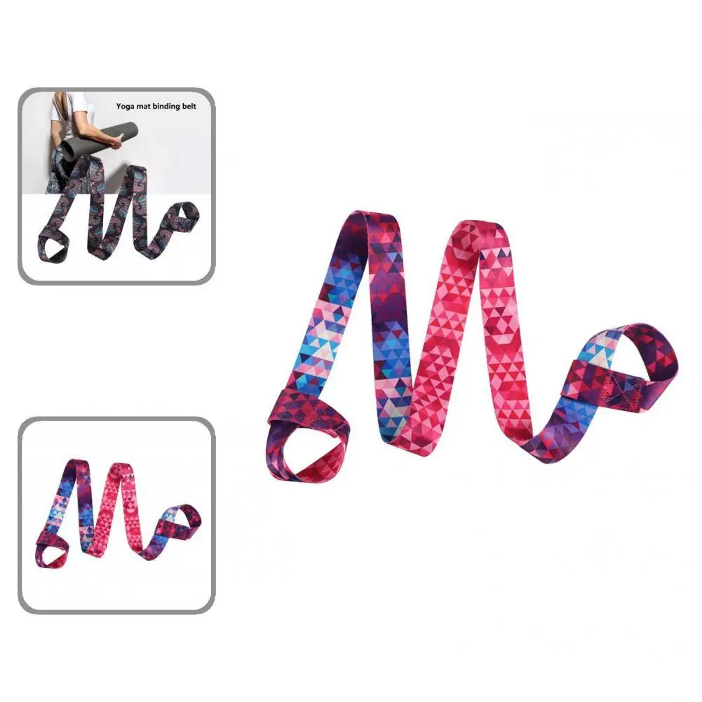 

Ремень для йоги и тренировок, прочный ремень для йоги, легкий, тонкая работа, инновационный Регулируемый Эластичный Коврик для йоги