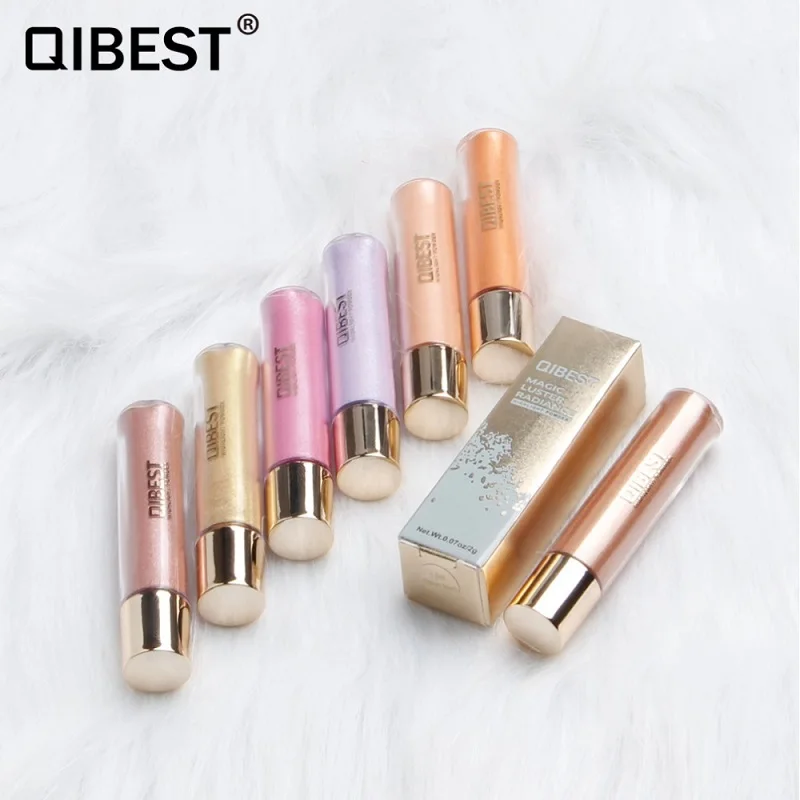 QIBEST пудра для лица светильник Том водостойкие с высосветильник освещение