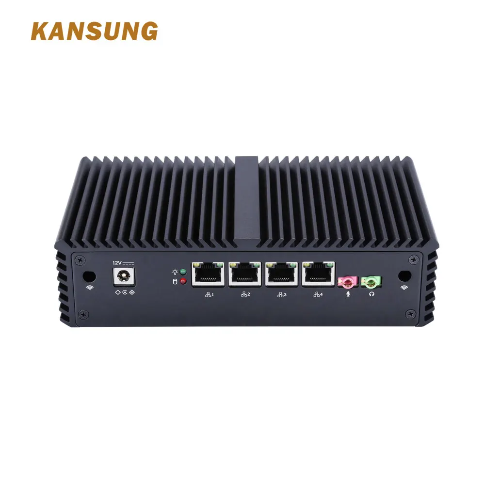 Мини-ПК X86 5-го поколения Intel Pentium 3805U Barebone ПК 4 Gigabit LAN тонкий клиент Windows 10 настольный компьютер