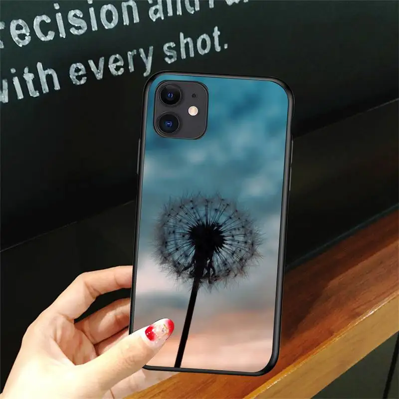 

Beautiful Dandelion Phone Case For Iphone 5 5S SE 6 6s 7 8 plus X Xr XS 11 12 Mini Pro Max Cover Fundas Coque