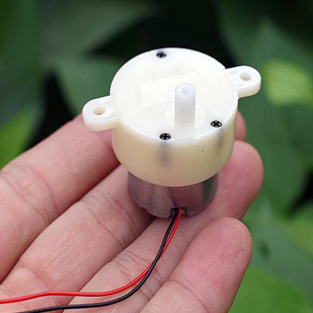 Микро-редукторный электродвигатель постоянного тока 6 В-12 в 300, бесшумный, 8-16 об/мин, медленная скорость, сценический свет, Звездный двигатель для показа, аксессуары для поворотного стола