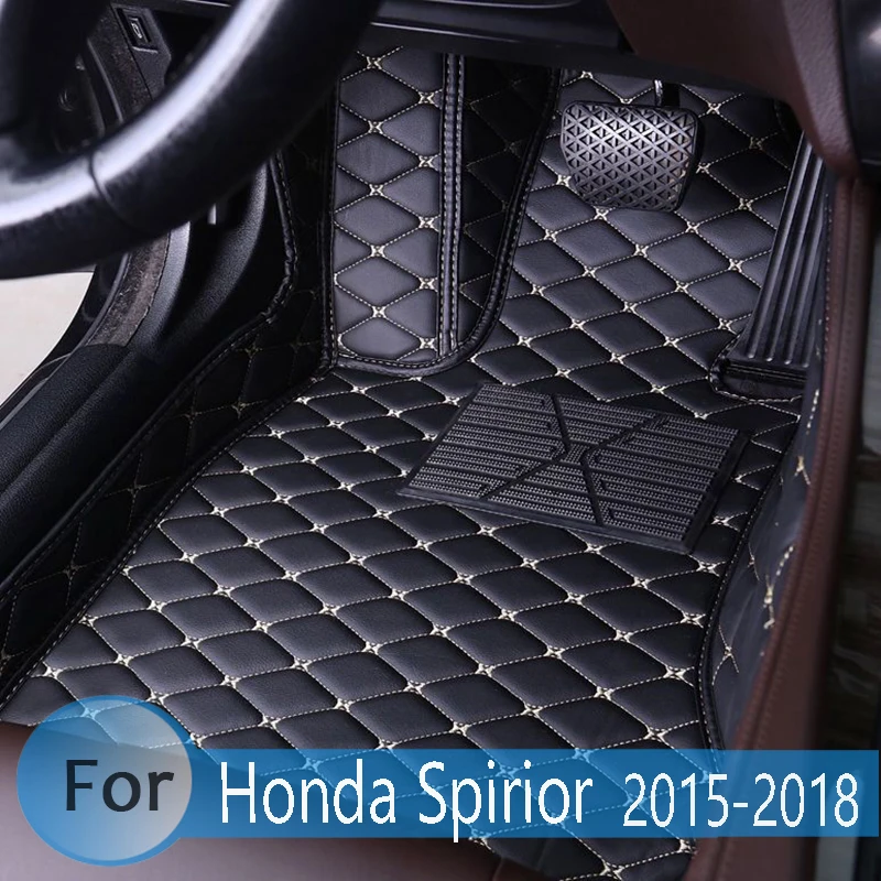 

For Honda Spirior 2018 2017 2016 2015 Car Floor Mats Auto Carpets Waterproof Accessories Foot Pads Covers Rugs