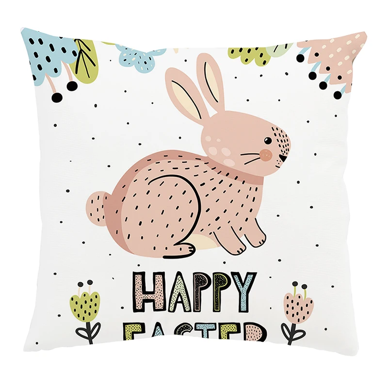 

2021 Easter hug pillowcase Rabbit hug pillowcase Easter decoration Super Soft Fabric Pillowcase Home Decoration Kid Gift Soft