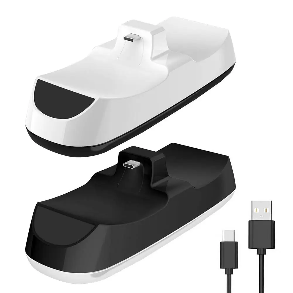 

For PS5 Controller Charger Dual Charging Dock Station Stand With USB Type C Ouput Port For PlayStation 5 Dual Sense Accessories